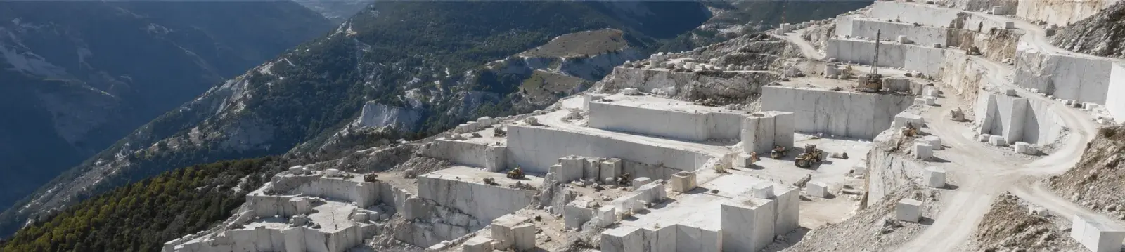 A working quarry at the source