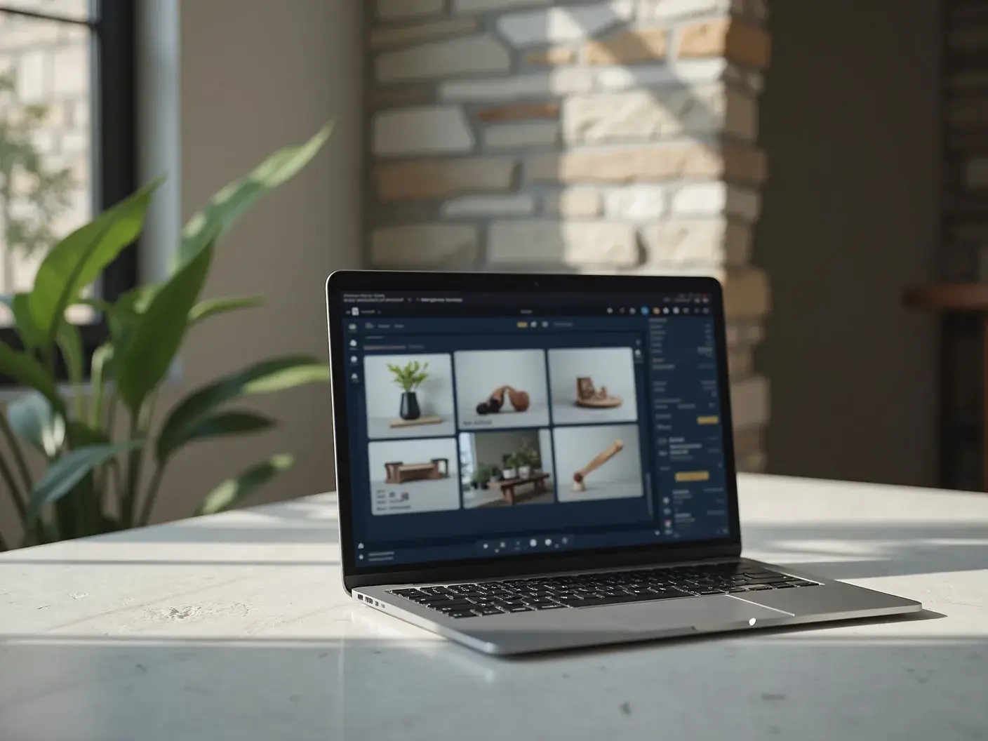 A supplier managing listings on the platform