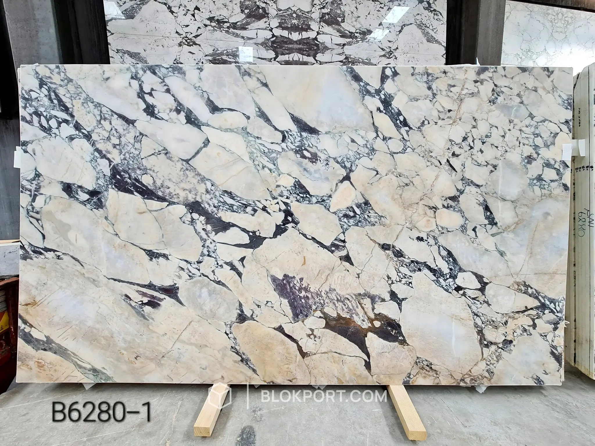 Calacatta Viola Honed Marble, photo 1 of 18
