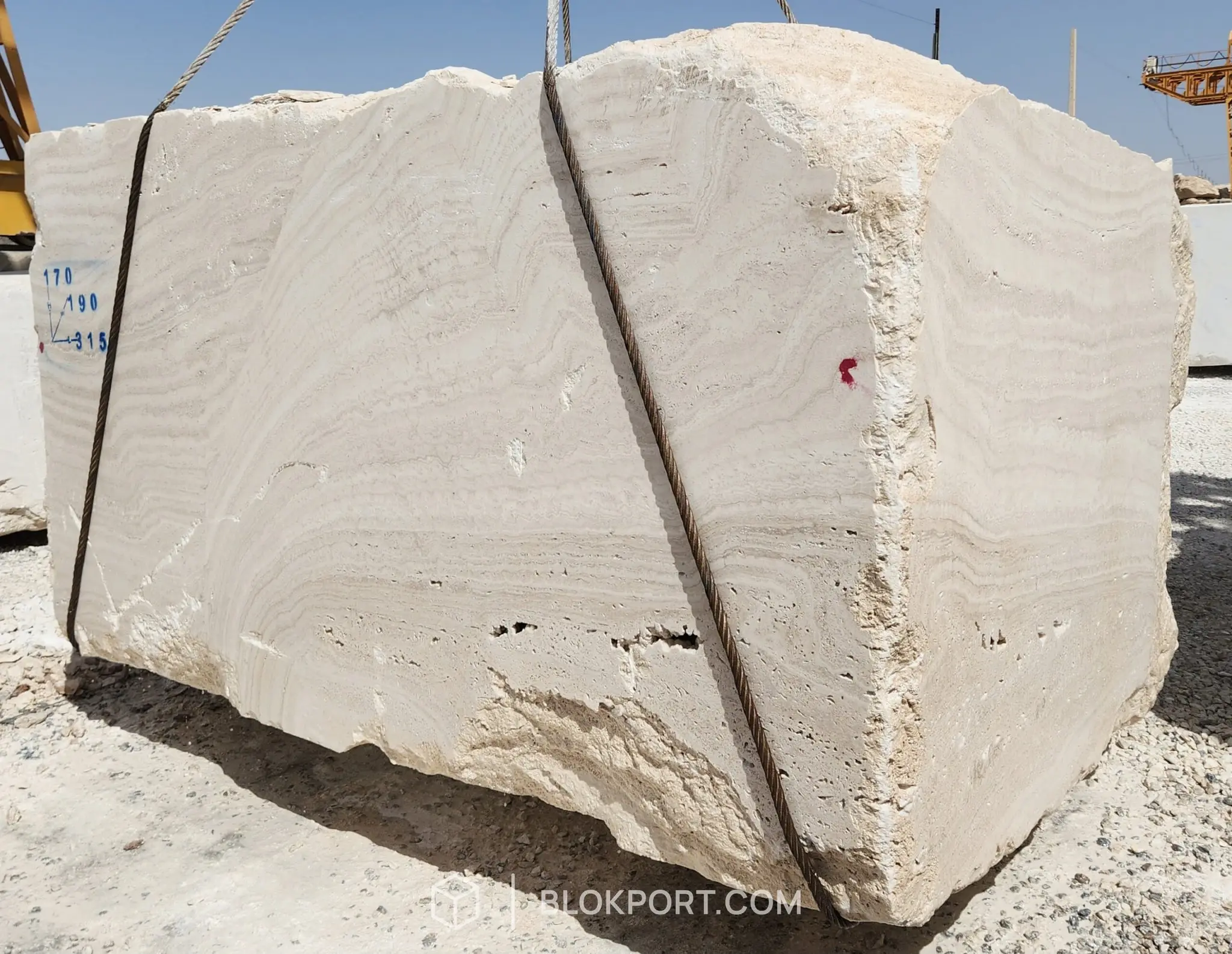 Iran White Travertine, photo 1 of 9