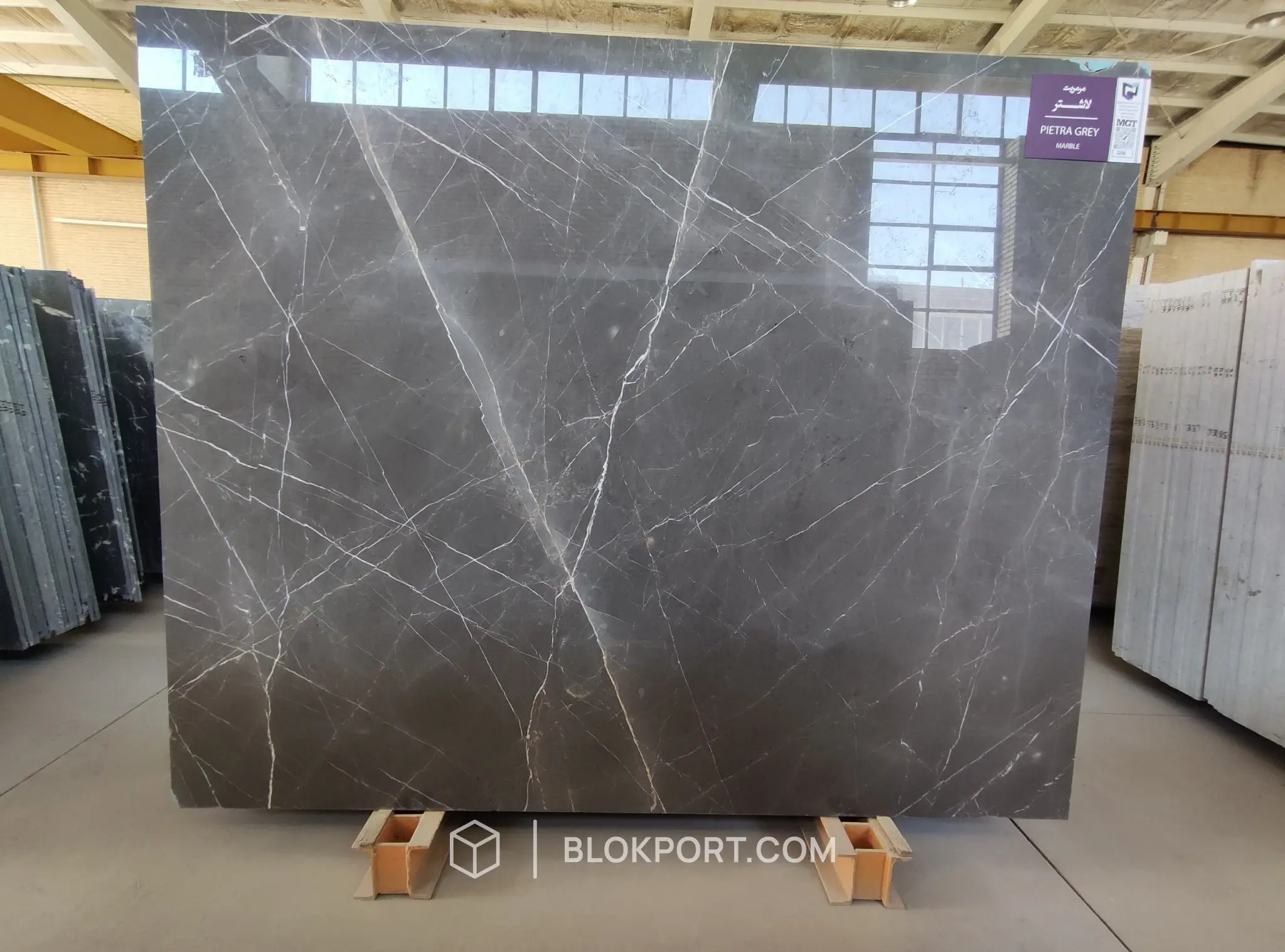 African Black Polished Marble, photo 1 of 3